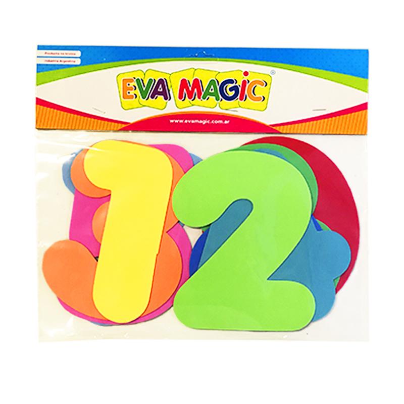 NUMEROS EVA MAGIC GIGANTE X 10 (4502)