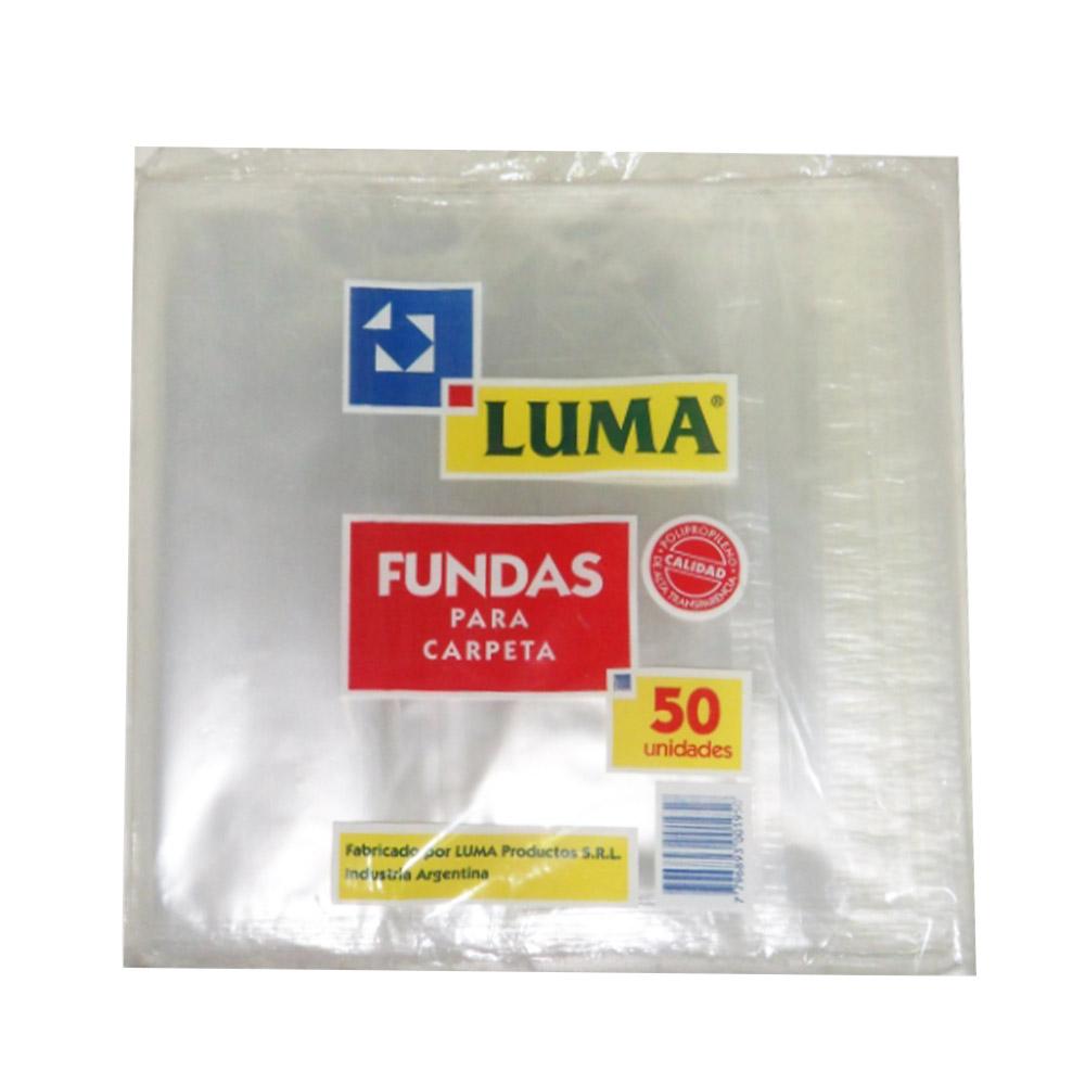 FUNDA LUMA P/CARPETA X 50 UNIDADES