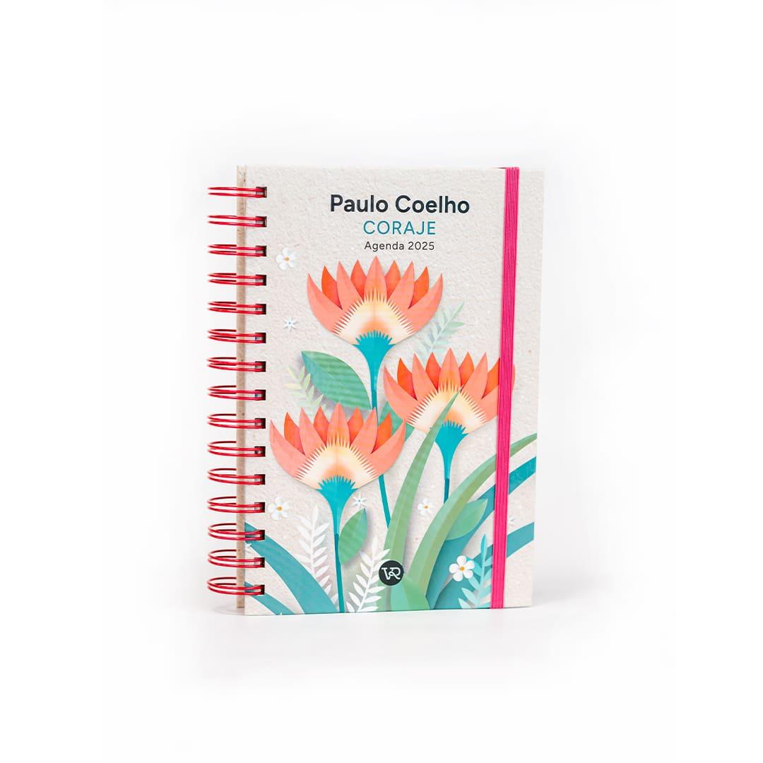 AGENDA V&R PAULO COELHO CORAJE FLORES VERDE DIARIA C/ESP. 13 X 20 CM (2313)