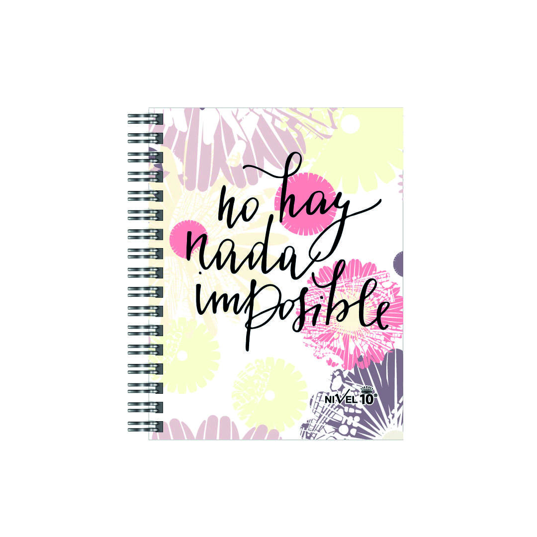 AGENDA NIVEL 10 N° 8 FRASES S/VISTA 16 X 22 CM (3453)