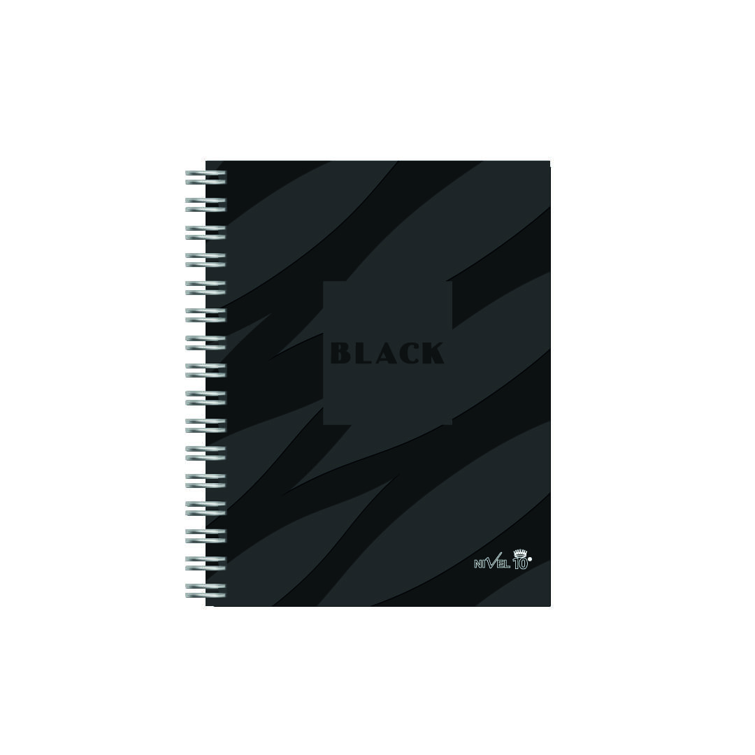 AGENDA NIVEL 10 TOP BLACK S/VISTA 13 X 18  (3251)