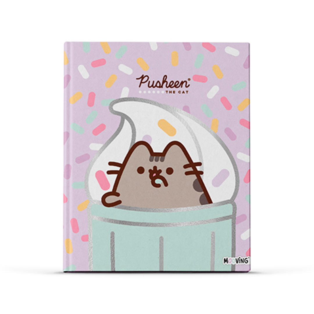 CUADERNO MOOVING T. DURA 19,5 X 24 X 48 HJS. RAYADO PUSHEEN