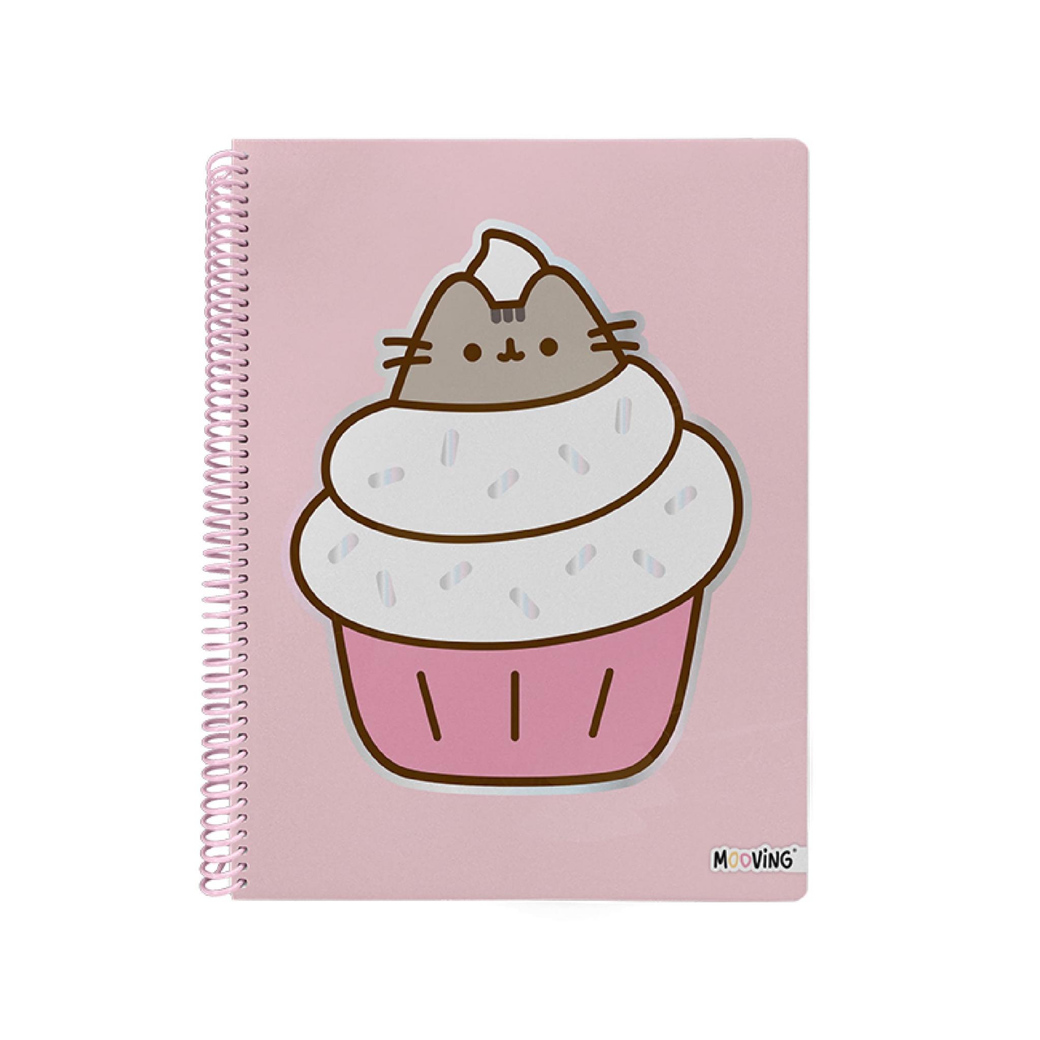 CUADERNO MOOVING 29/7 T. FLEX. X 80 HJS. RAYADO PUSHEEN