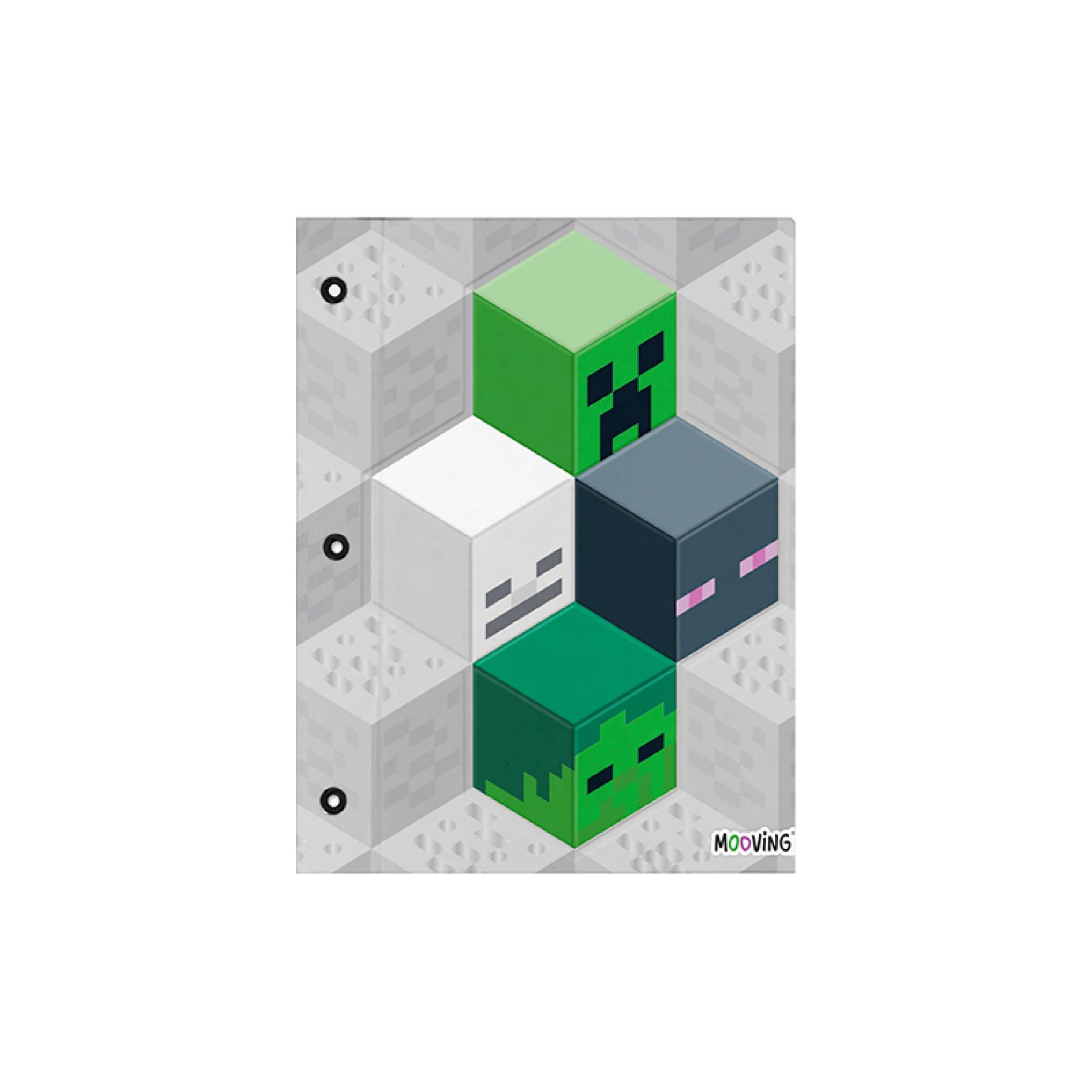 CARPETA MOOVING  Nº 3 CARTONE MINECRAFT