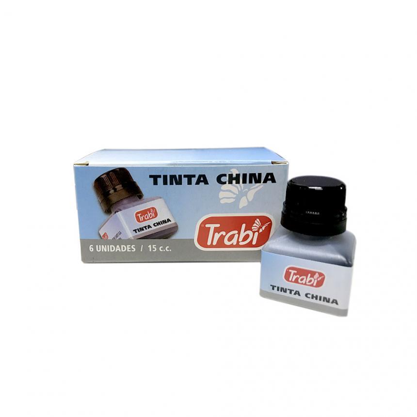 TINTA CHINA TRABI X 15 CC. V/COLORES