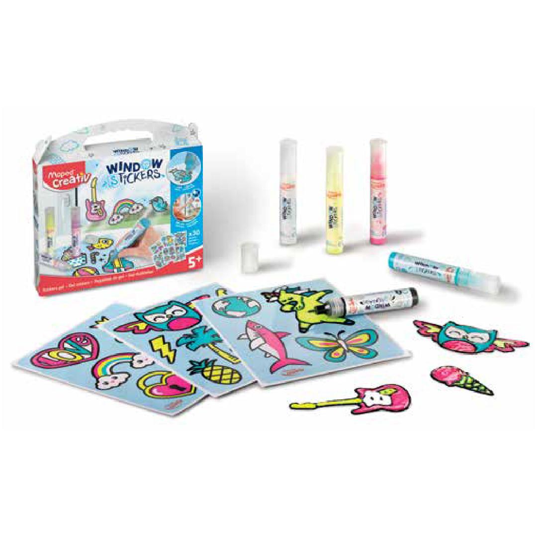KIT DIDACTICO MAPED CREATIV WINDOW STICKERS (907036)