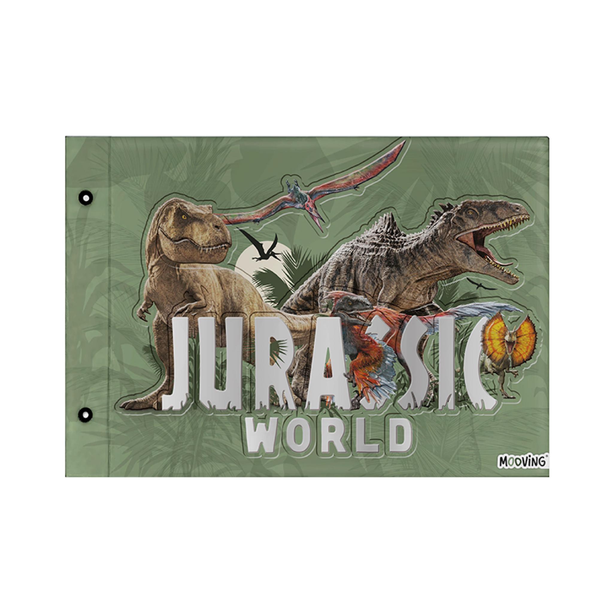 CARPETA MOOVING  Nº 5 CARTONE JURASSIC WORLD