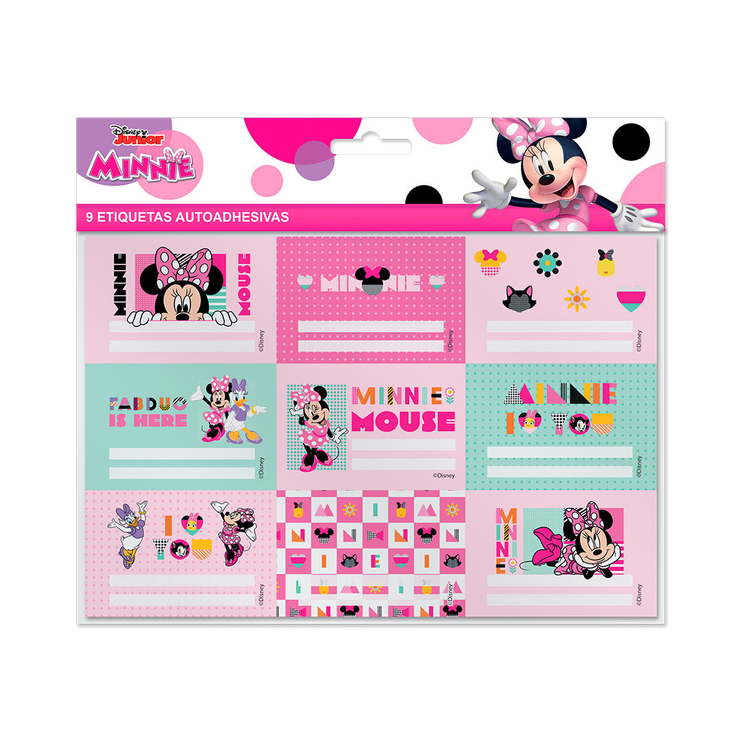 ETIQUETA ESCOLAR MULTISCOPE MINNIE (0511-00)