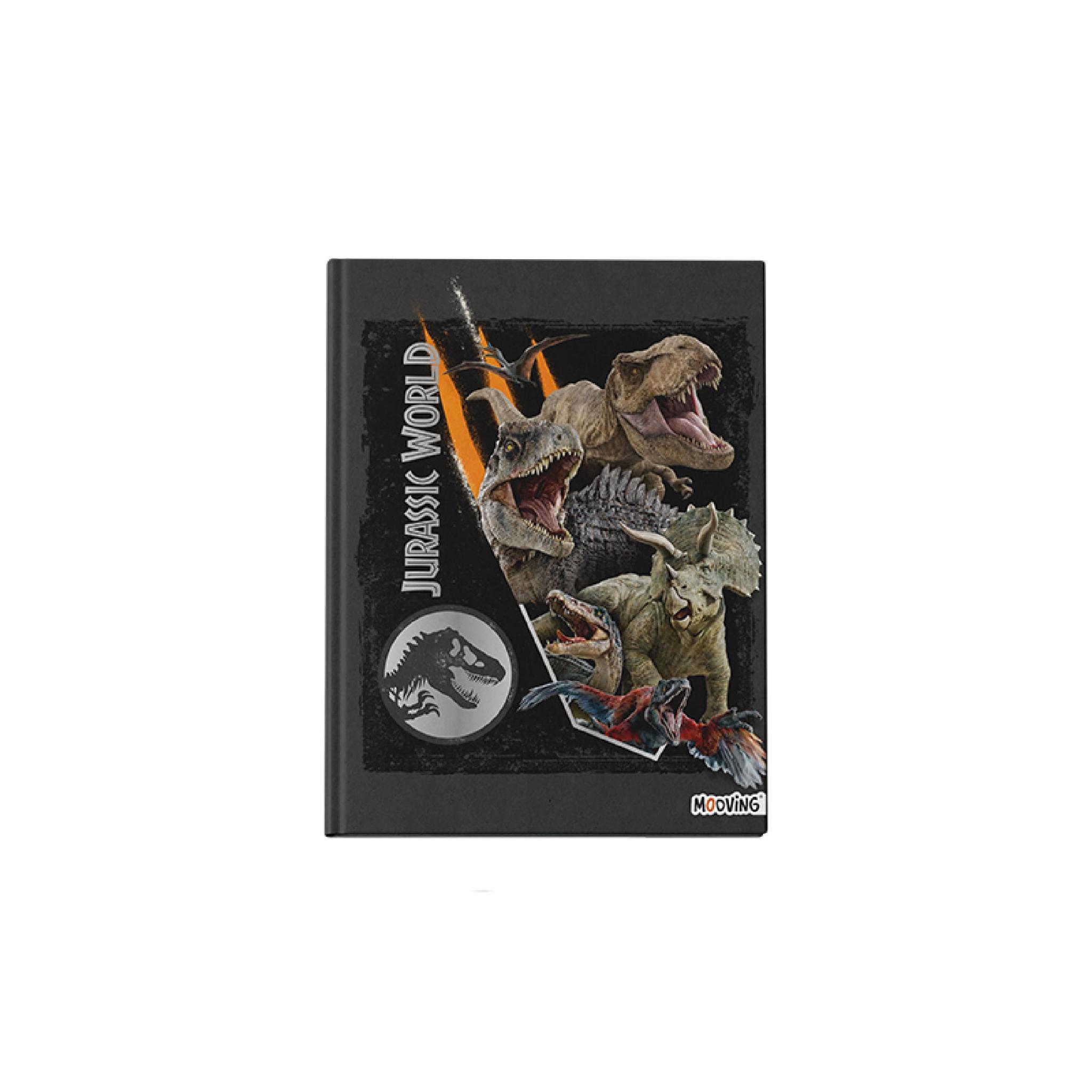 CUADERNO MOOVING T. DURA  X 48 HJS. RAYADO JURASSIC WORLD