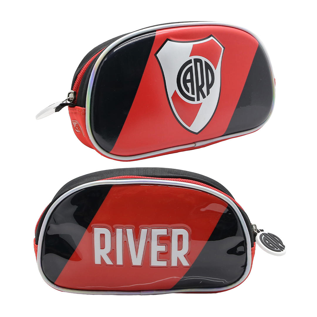 CANOPLA CRESKO DE 1 CIERRE 3D RIVER PLATE ROJO/NEGRO (RI362)