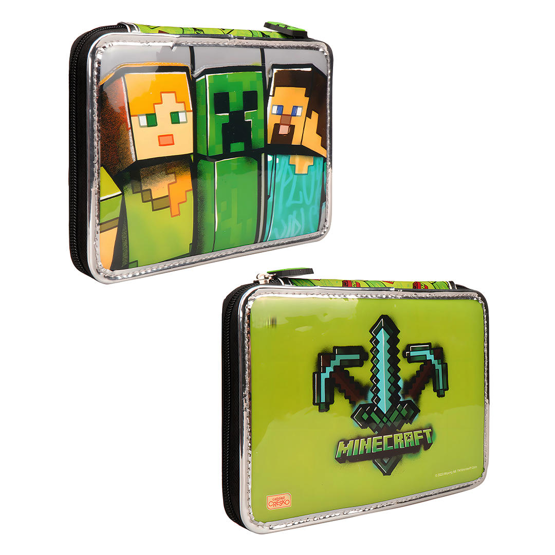 CANOPLA CRESKO DE 1 PISO PVC MINECRAFT PERSONAJES (MI512)  + UTILES