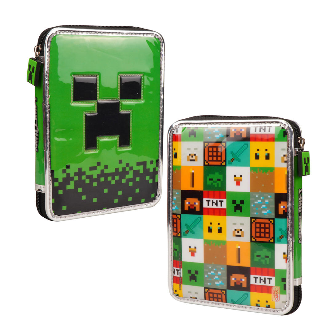 CANOPLA CRESKO DE 1 PISO PVC MINECRAFT CREEPER (MI513)  + UTILES