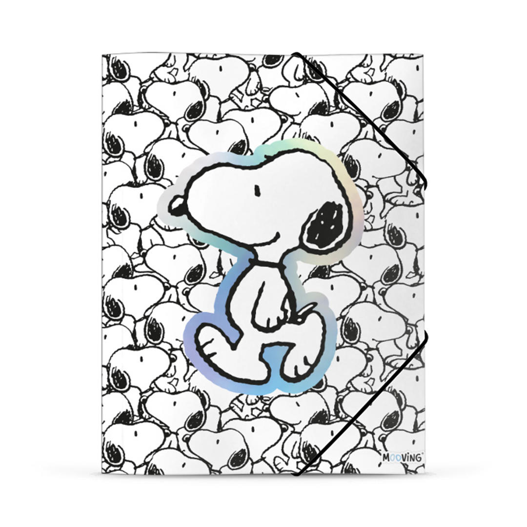 CARPETA MOOVING 3 SOLAPAS OFICIO SNOOPY