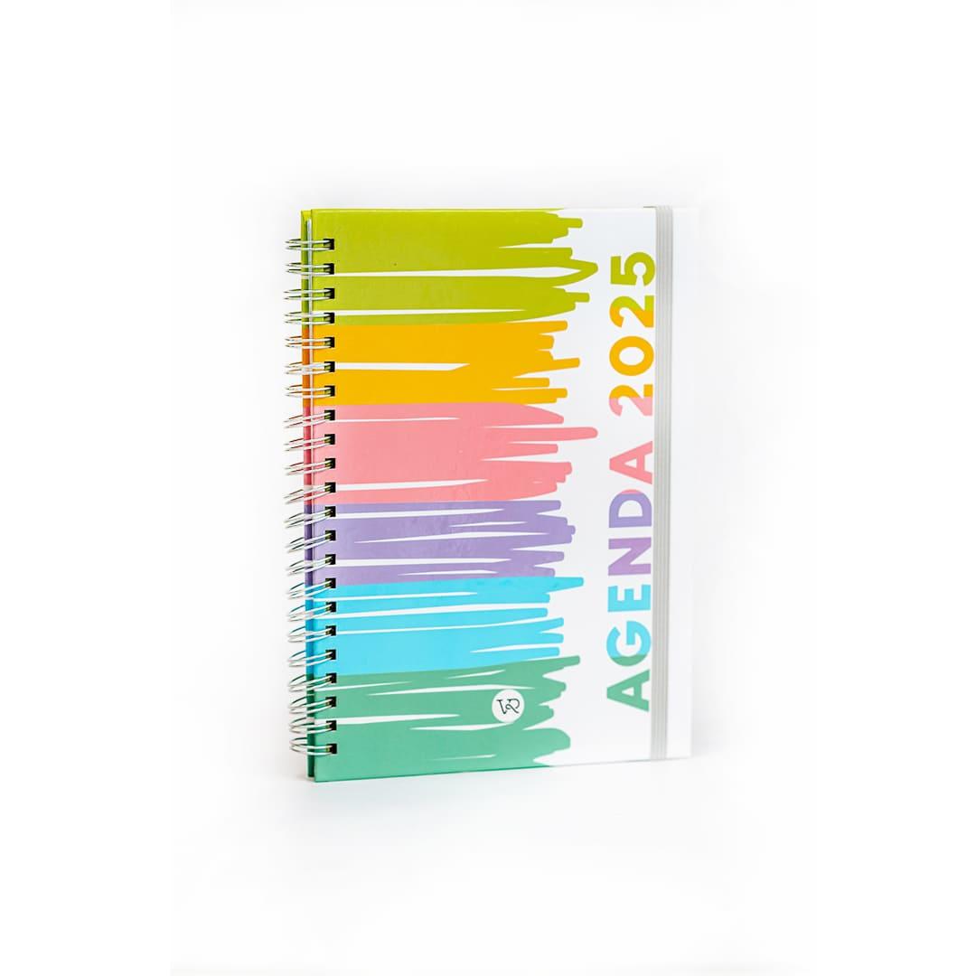 AGENDA V&R COLORES LINEAS DIARIA C/ESP. 13 X 20 CM (2317)