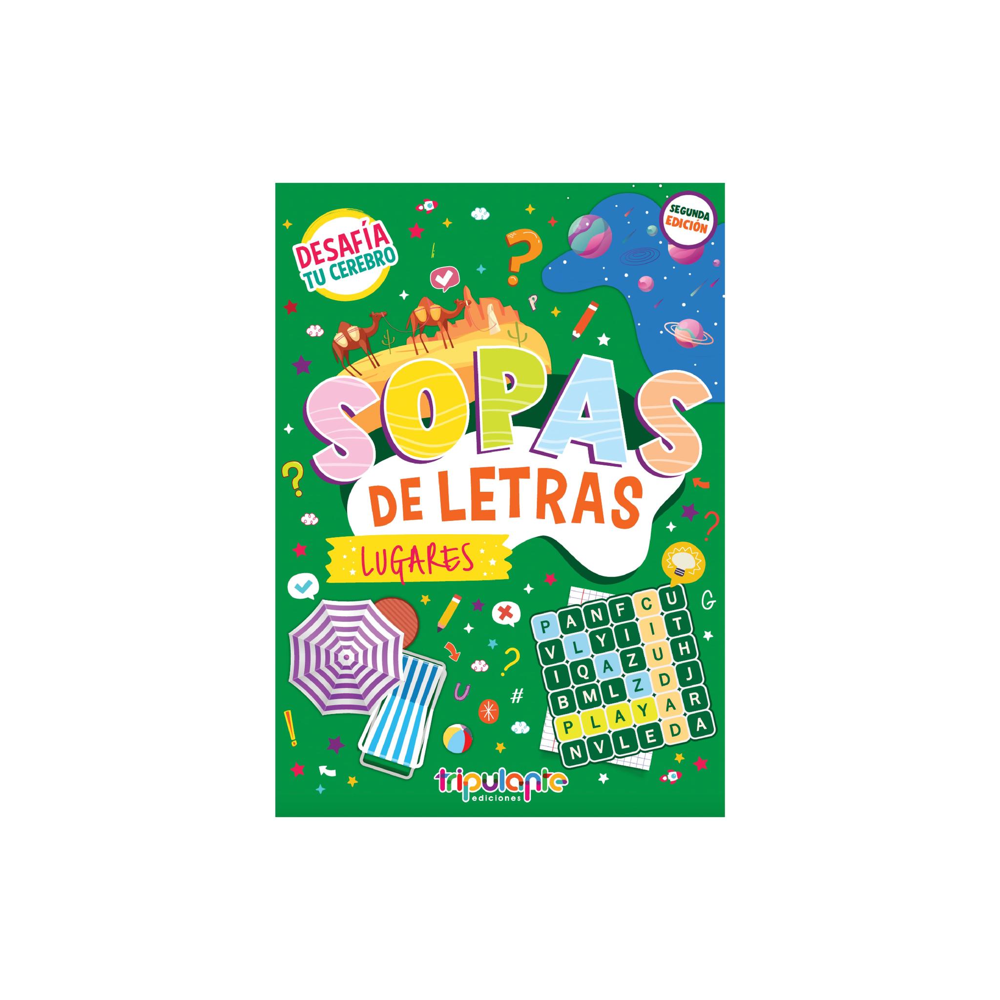 LIBRO TRIPULANTE SOPAS DE LETRAS V/MODELOS  X 16 PGS.