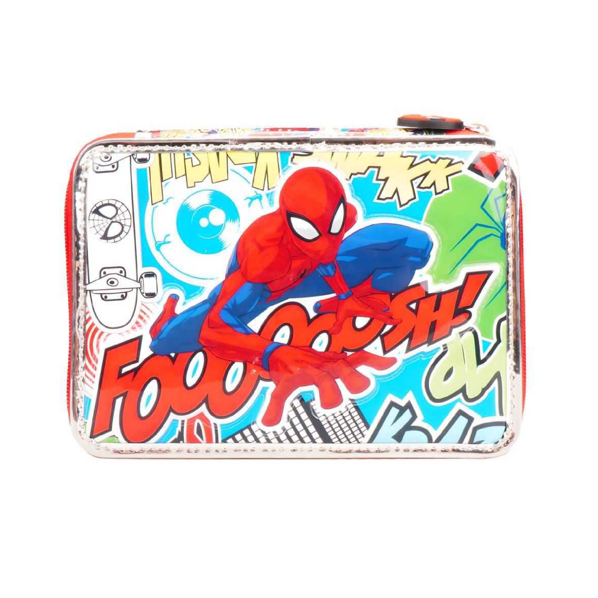 CANOPLA CRESKO DE 1 PISO PVC SPIDERMAN COMIC (HA598)  + UTILES