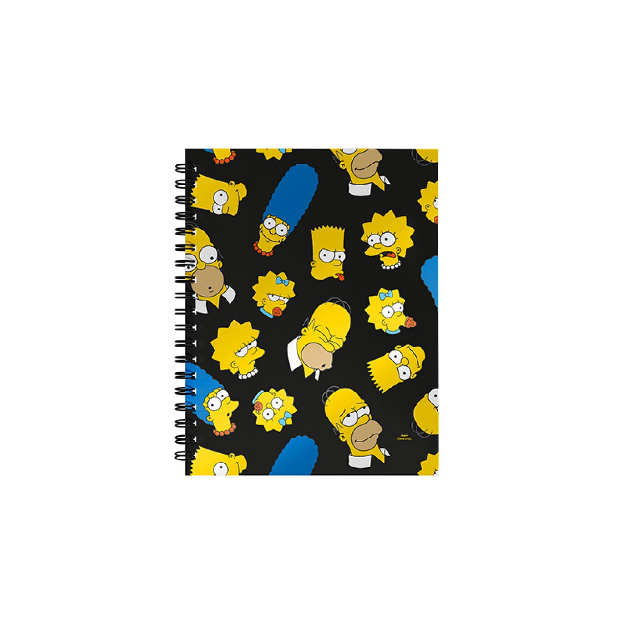 CUADERNO MOOVING 16/21 T. DURA X 80 HJS RAYADO SIMPSONS