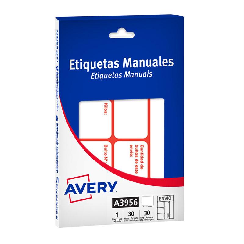 ETIQUETA ENVIO AVERY (3956)