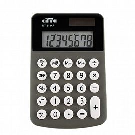 CALCULADORA CIFRA BASICA DT-218 SOLAR/BATERIA (8 DIGITOS)