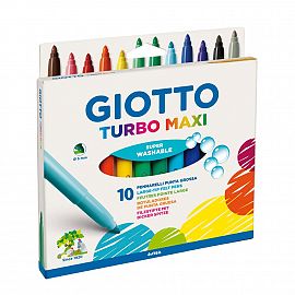 MARCADORES GIOTTO TURBO MAXI X 10 COLORES