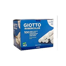 TIZA GIOTTO ROBERCOLOR BLANCA X 100 UNIDADES