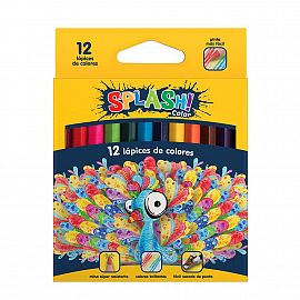 LAPICES DE COLORES SPLASH X 12 CORTOS (514415)