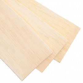 MADERA BALSA EN PLANCHA 91,5 CM X 7,6 CM. DE 5 MM.