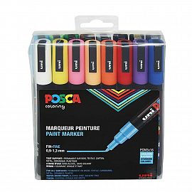 MARCADOR UNI POSCA PC-3M ESTUCHE X 16 COLORES