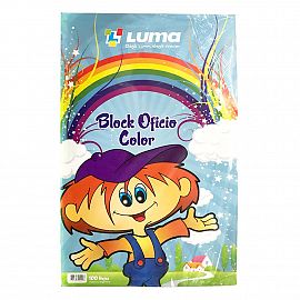 BLOCK LUMA COLOR OFICIO X 100 HJS.