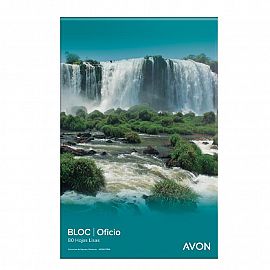 BLOCK AVON BLANCO OFICIO X 80 HJS.