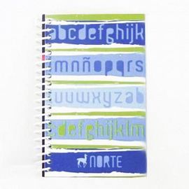LIBRETA NORTE 4020 C/ESPIRAL E INDICE  (10.5 X 6.6 CM)