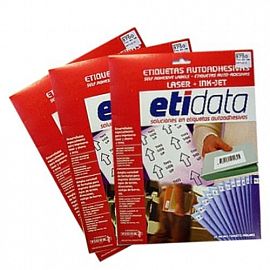 ETIQUETA P/COMPUTACION ETIDATA A4 (8750)  X 25 U. V/MODELOS