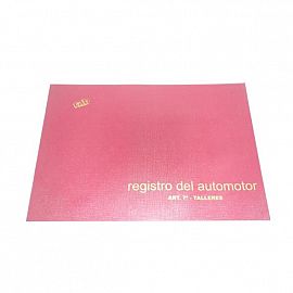 LIBRO REGISTRO DE AUTOMOTOR RAB T. FLEX.