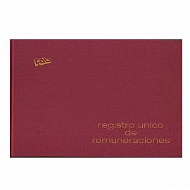 LIBRO REGISTRO DE REMUN. UNICO RAB T. D. 1 MANO (2309)