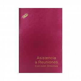 LIBRO DE ASISTENCIA A REUNIONES DE COMISION DIRECTIVA RAB T. DURA.  (2328)