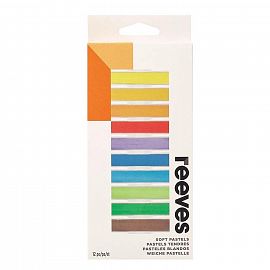 TIZA AL PASTEL REEVES X 12 COLORES (8790125)