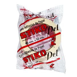 CINTA DE PAPEL STIKO FLEXIBLE DE 48 MM. X 50 MTS.