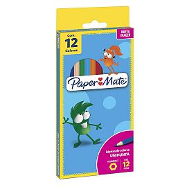 LAPICES DE COLORES PAPER MATE  X 12 COLORES LARGOS (G10411)