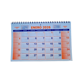 ORGANIZADOR MENSUAL 2026 DE 35 X 22 CM (AG-1)