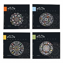 LIBRO P/PINTAR ED. BETINA MANDALAS BLACK V/MODELOS