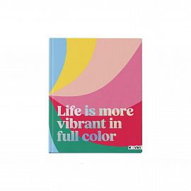 CUADERNO MOOVING T. DURA 19,5 X 24 X 48 HJS. RAYADO RAINBOW
