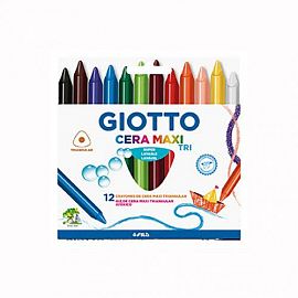 LAPICES DE CERA GIOTTO MAXI TRI X 12 COLORES