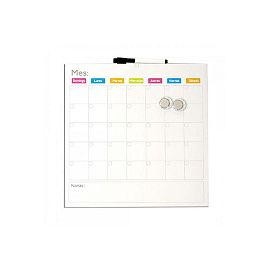 PIZARRA PLANNER OLAMI MAGNETICA DE 35 X 35 CM.