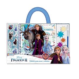MALETIN TAPIMOVIL PARA CREAR Y COLOREAR FROZEN 2 (DFZ07885)