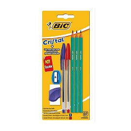 KIT ESCOLAR ECONOMICO BIC GRAFITOS + BOLIGRAFOS  (9040691)