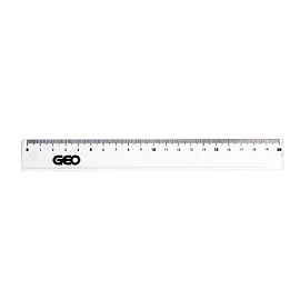 REGLA GEO X 20 CM CRISTAL