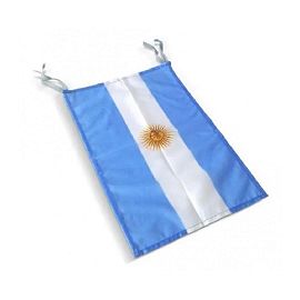 BANDERA ARGENTINA EMBLEMAS ARG. DE 90 X 144 C/SOL