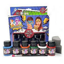 KIT MAQUILLAJE ARTISTICO GLOW KIDS SUPERHEROES