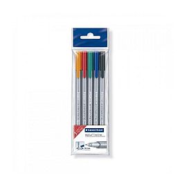 MARCADOR STAEDTLER TRIPLUS 334 BLISTER X 5 COLORES