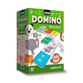 DOMINO MATEMATICO UNIESCO X 28 FICHAS ANIMALES (4051)